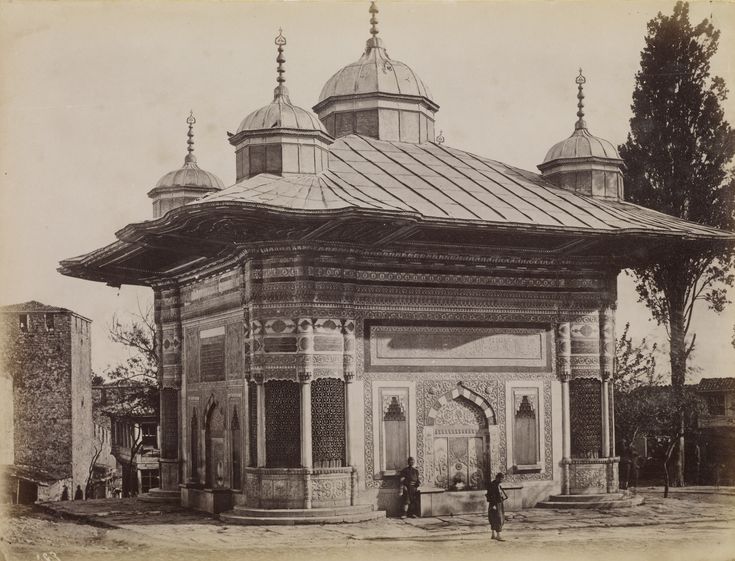 III. Ahmet Çeşmesi / Sébah & Joaillier / 1880'ler | Eski İstanbul Fotoğ...