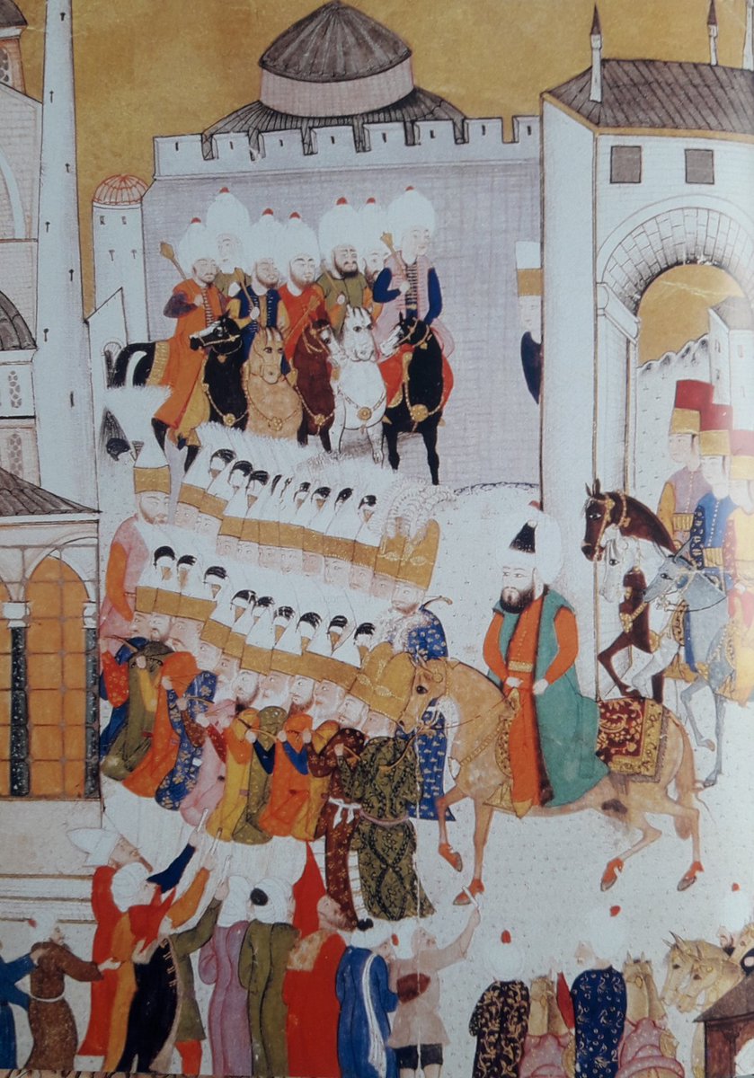 III. Murad'ın Cuma Namazı için Topkapı Sarayı'ndan Ayasofya Camiine geçişi ve bu