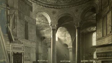 Interior of the Hagia Sophia Mosque, Istanbul, 1890
Ayasofya Camii İçi, 1890

  ...
