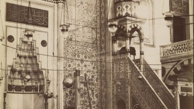 Kadırga Sokollu Mehmet Paşa Camii Mihrap ve Minberi / Sébah ve Joaillier Foto...