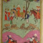 Kanuni Sultan Süleyman'ın Edirne etrafında yaptığı büyük av sonrası avlanan hayv