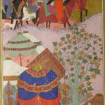 Kanuni Sultan Süleyman'ın bir geyiği avlaması ve attığı okun geyiğin bir tarafın