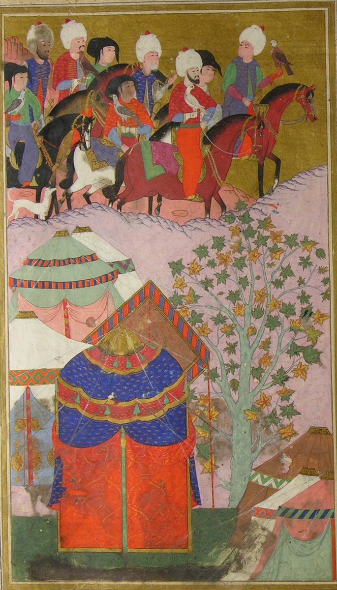 Kanuni Sultan Süleyman'ın bir geyiği avlaması ve attığı okun geyiğin bir tarafın