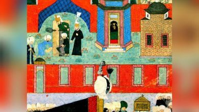 Kanuni Sultan Süleyman'ın cenaze töreni, Osmanlı dönemi Istanbul, 1566.
A miniat...