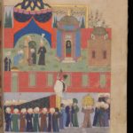 Kanuni Sultan Süleyman'ın İstanbul'daki cenaze töreni.