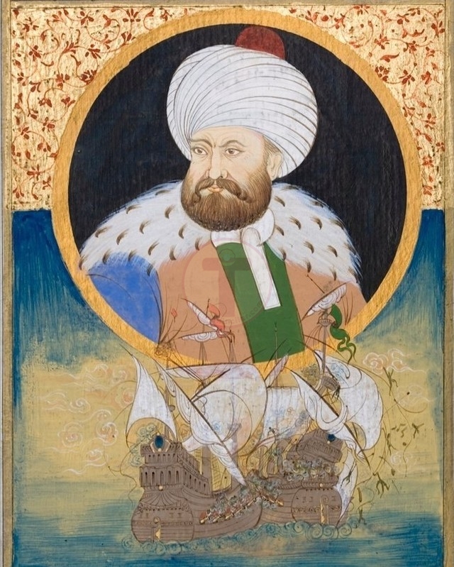 Kaptan-ı Derya Barbaros Hayreddin Paşa. Barbarossa Hayreddin Pasha, Admiral of t...