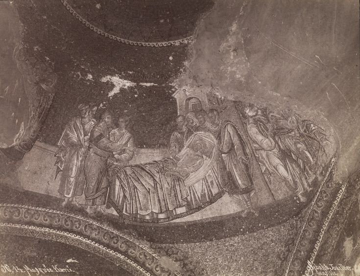 Kariye Camii'nden Mozaik / Sébah & Joaillier Fotoğrafı | Eski İstanbul F...