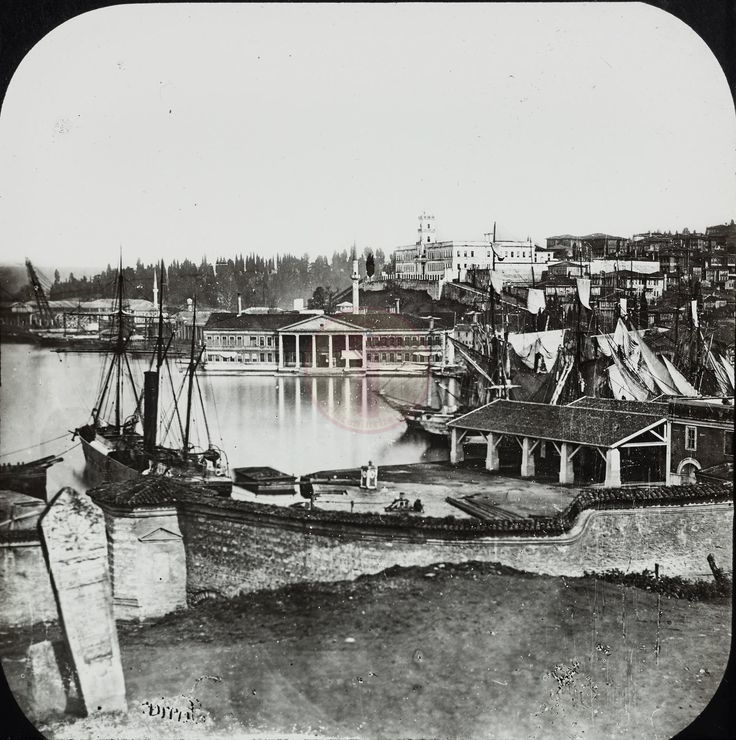 Kasımpaşa / Claude-Marie Ferrier Fotoğrafı / 1850'ler | Eski İstanbul F...