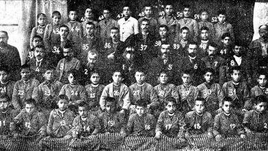 Kayseri- 1898'de Surp Garabed Okulundaki Öğretmenler ve Öğrenciler.