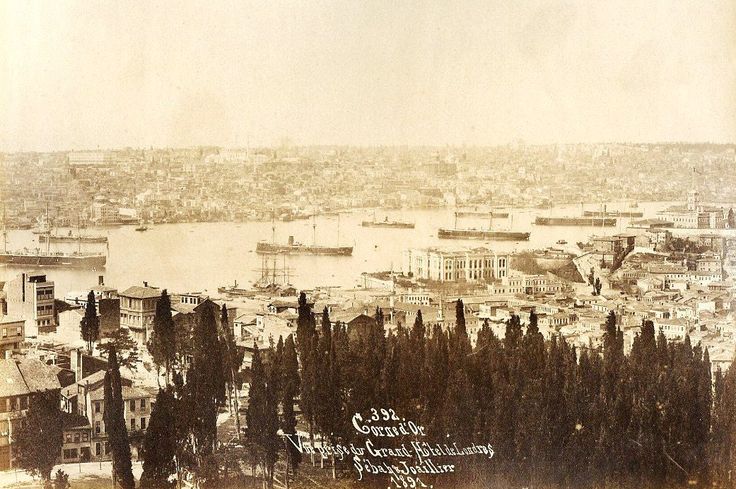 Kule'den Kasımpaşa ve Haliç  Sebah & Joaillier fotoğrafı, 1891