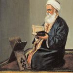 Kur'an okuyan bir Osmanlı dedesi. An Ottoman old man reading Qur'an....