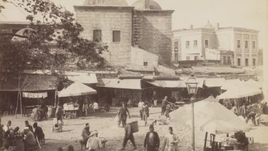 Mısır Çarşısı ve Çevresi / Sébah ve Joaillier Fotoğrafı.  Yüksek çö...