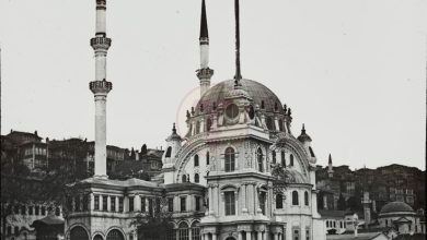 Nusretiye Camii ve Saat Kulesi / Claude-Marie Ferrier Fotoğrafı / 1850'le...