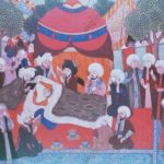 Orhan Gazi'nin ölümü. 

İslam telakkisi içerisinde ölünün başında Kur'an-ı Kerim