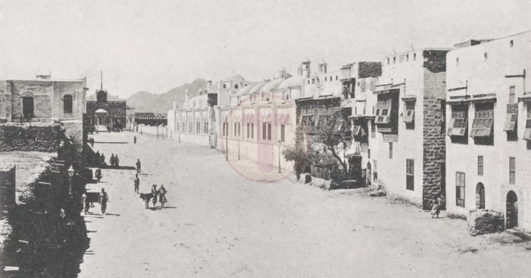 Osmanlı Dönemi Medine-i Münevvere, Amberiye kapısı, 1890'lar. Amberiya gate, Med...