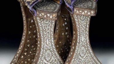 Osmanlı Istanbul işi sedefli hamam nalını, 1800'ler.
Ottoman Turkish bath hamam...