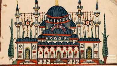 Osmanlı dönemi Ayasofya camii, Istanbul, 1600'ler.
View of Ayasofya mosque, Otto...