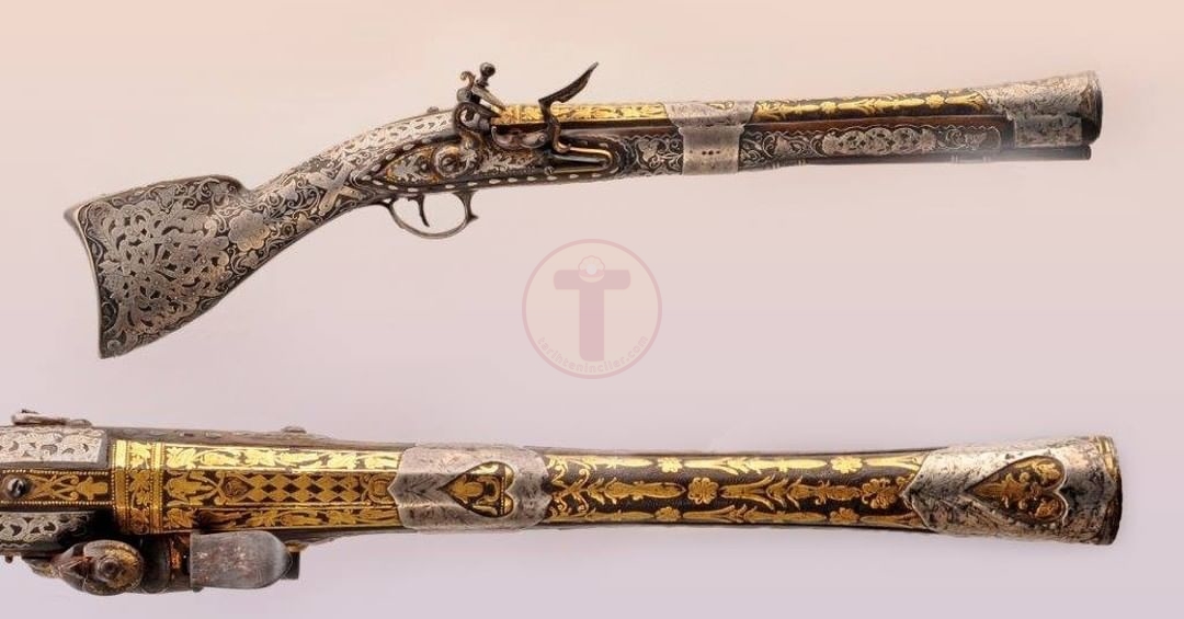 Osmanlı kısa tüfeği, 1780. An Ottoman Blunderbuss gun, 1780....