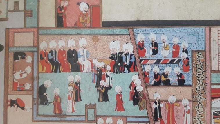 Osmanlı'da Divan-ı Hümayun'un çalışması.
Asli üyeler:
Veziriazam
Kubbealtı vez