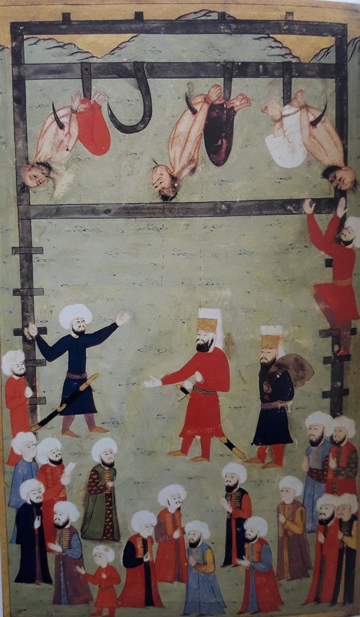 Osmanlı'da adi suçlular için kullanılan çok amaçlı çengel. Kurulumu kolay ve taş