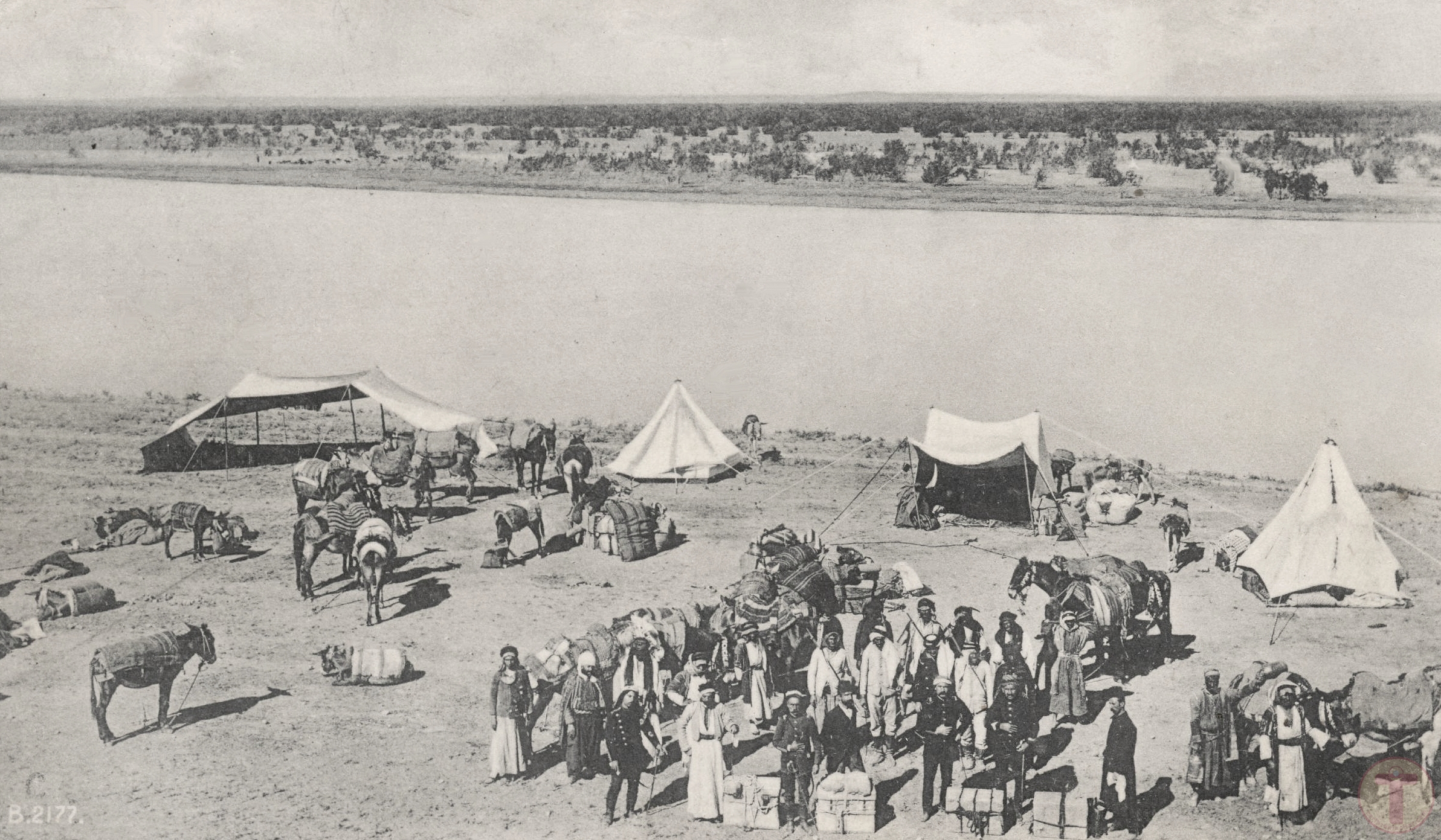 Osmanlı Bağdat Yakınlarında Bir Kervan