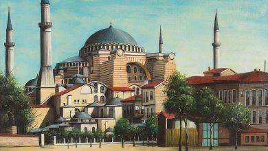Sanayi-İ Nefise Mağazası Yazılı Ayasofya Tablosu