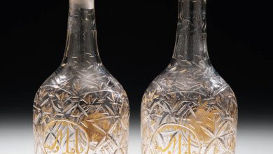 Beykoz Fabrika-İ Hümayun Billur Şerbet Şişesi