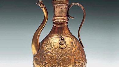 Osmanlı İstanbul İşi Güller İle Dekorlu Şerbetlik