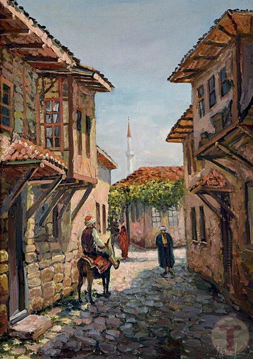 Bir Osmanlı Sokak Manzarası