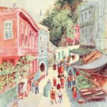 İstanbul'Da Bir Sokak Manzarası, 19. Yüzyıl