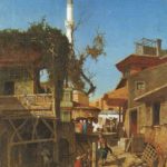 İstanbul'da Bir Sokak Manzarası