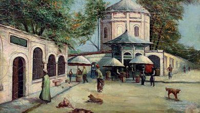 Osmanlı İstanbulundan Bir Sokak Manzarası