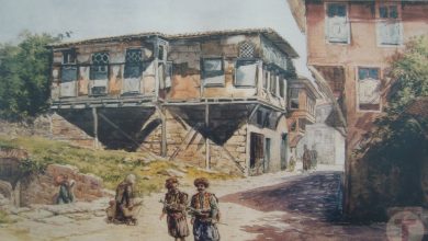 Osmanlı Dönemi Bir Sokak Manzarası