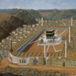Yüzbaşı Hilmi İmzalı Mekke Tasviri