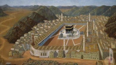 Yüzbaşı Hilmi İmzalı Mekke Tasviri