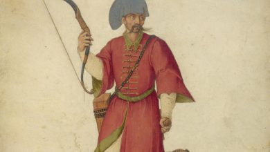 Bir Osmanlı Azap Okçu ve Anadolu Leoparı