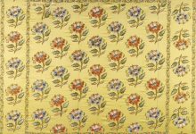 İşlemeli Sarı Topraklı Paket Sarmalayıcı