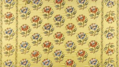 İşlemeli Sarı Topraklı Paket Sarmalayıcı