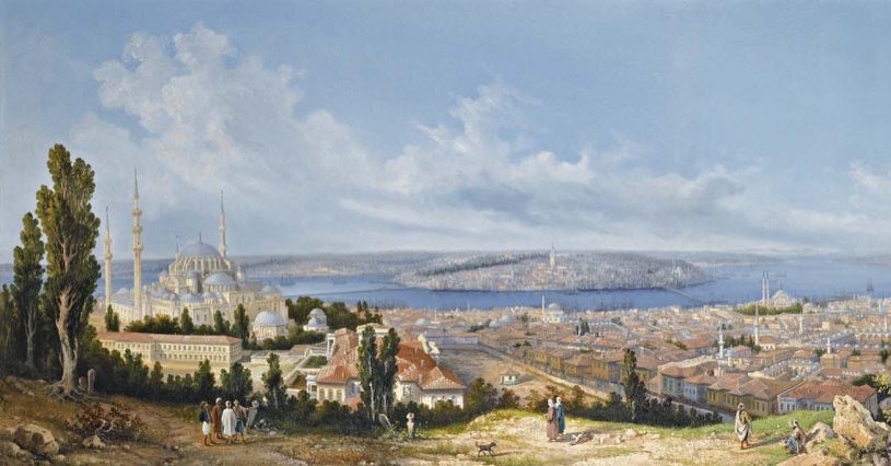 Ottoman Istanbul, 1800's.
Osmanlı dönemi Istanbul, 1800'ler.
إسطنبول في العهد ال...