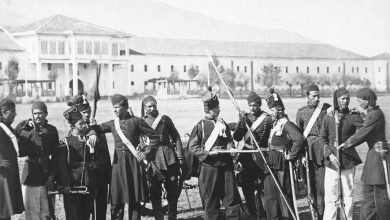 Ottoman Soldiers in Monastir (Bitola, Macedonia), 1863. Manastır'da Osmanlı Aske...