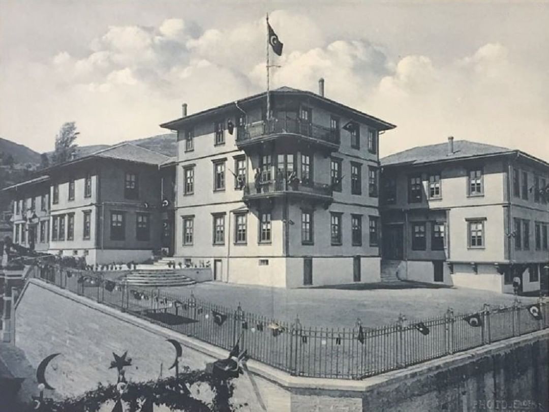 Ottoman Teachers Training College in  c1900 
Bursa  Okulu (Medrese-i Muallimîn),...