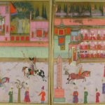 Rumeli Gazilerinin III. Murad'ın huzurunda hünerlerini sergilemeleri.
