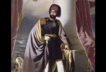 İkinci Mahmud'un Karizmatik Bir Çizimi.
