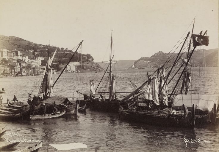 Sarıyer Yenimahalle ve Balıkçılar / Sébah & Joaillier Fotoğrafı | Eski İ...