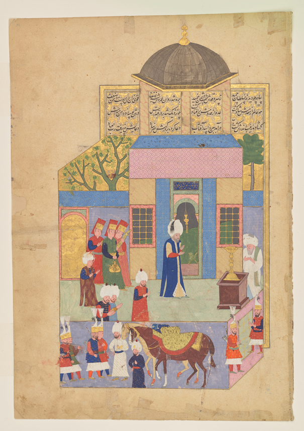 Kanuni Eyüp Sultan Türbesinde Dua Ediyor