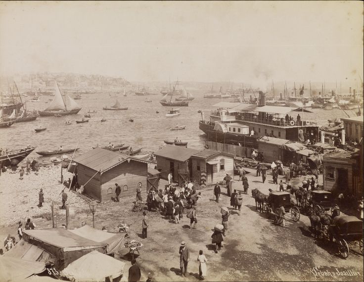 Sirkeci / Sébah & Joaillier Fotoğrafı / 1883 | Eski İstanbul Fotoğrafları ...