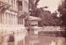 Solda Çağlayan Sarayı, ilerde Kasr-ı Neşad, Kağıthane