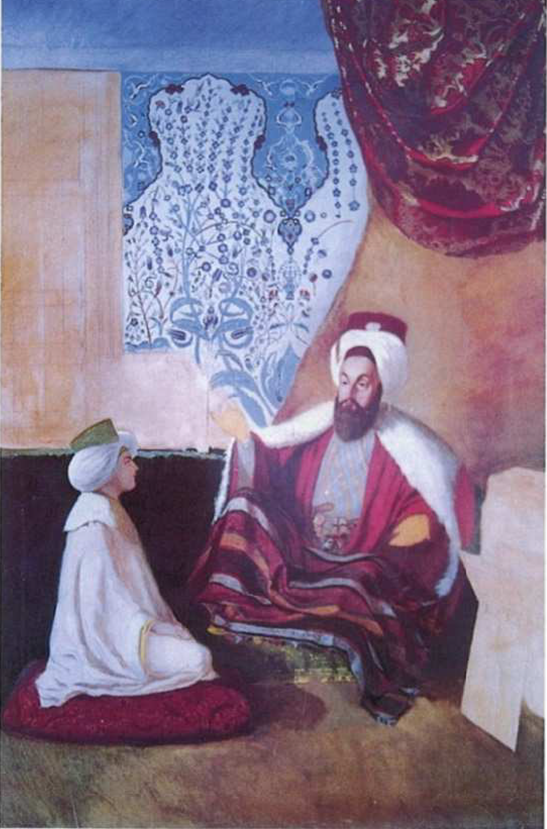 Son derece önemli bir Ressam da olan son Halife Abdülmecid Efendi'nin, 1912-14 a