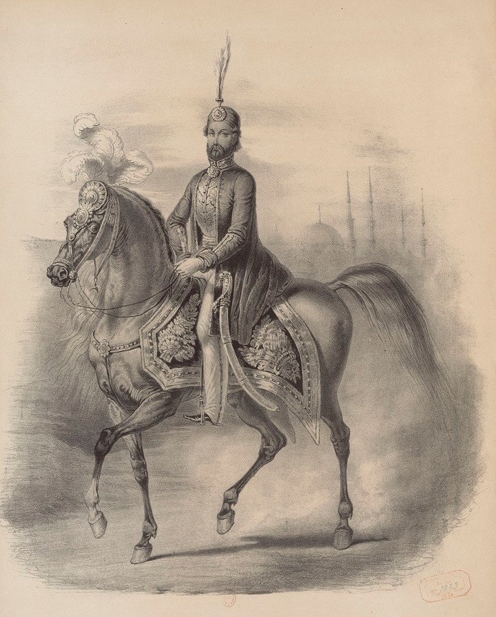 Bir Sultan Abdülmecid Çizimi