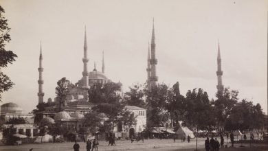 Sultan Ahmet Camii / Sébah ve Joaillier Fotoğrafı | Eski İstanbul Fotoğrafl...